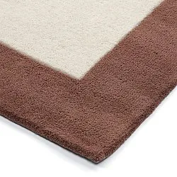 Ullteppe - Gaya Hand Tufted Wool Premium (krem/brun)