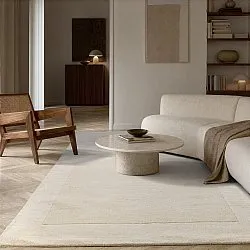 Ullteppe - Gaya Hand Tufted Wool Premium (krem/hvit)
