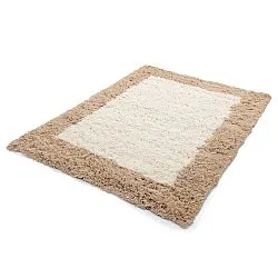 Ullteppe - Khenifra Handknot Wool Premium (krem/beige)