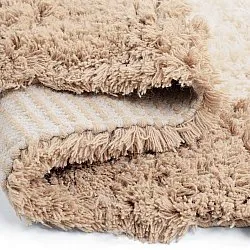 Ullteppe - Khenifra Handknot Wool Premium (krem/beige)