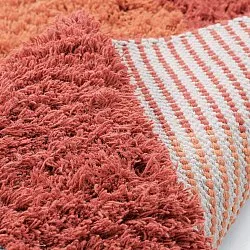 Ullteppe - Khenifra Handknot Wool Premium (oransje/rød)