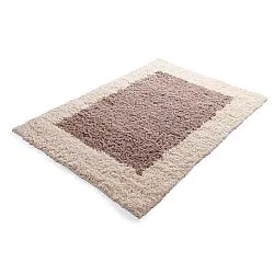 Ullteppe - Khenifra Handknot Wool Premium (taupe/kremfarget)