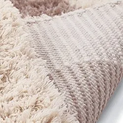 Ullteppe - Khenifra Handknot Wool Premium (taupe/kremfarget)