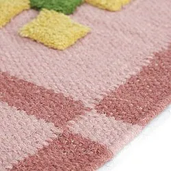 Ullteppe - Lausanne Flatweave Tufted Premium (rosa)