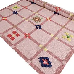 Ullteppe - Lausanne Flatweave Tufted Premium (rosa)