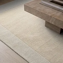 Ullteppe - Puri Hand Tufted Wool Premium (krem/hvit)