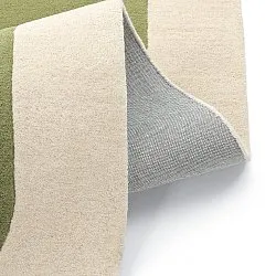 Ullteppe - Puri Hand Tufted Wool Premium (grønn/kremfarget)