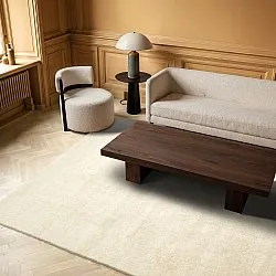Ullteppe - Rozel Handloom Wool Premium (krem)