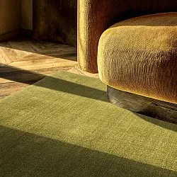 Ullteppe - Rozel Handloom Wool Premium (mosegrønn)