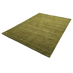Ullteppe - Rozel Handloom Wool Premium (mosegrønn)