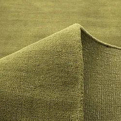 Ullteppe - Rozel Handloom Wool Premium (mosegrønn)