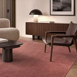 Ullteppe - Rozel Handloom Wool Premium (dempet rød)