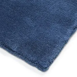 Ullteppe - Rozel Handloom Wool Premium (marineblå)