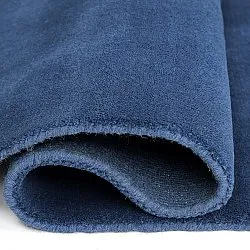Ullteppe - Rozel Handloom Wool Premium (marineblå)