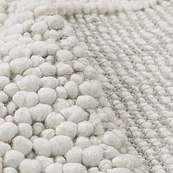 Ullteppe - Sala Irregular Wool Bubble (krem)