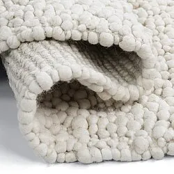 Ullteppe - Sala Irregular Wool Bubble (krem)