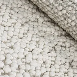 Ullteppe - Sala Irregular Wool Bubble (krem)