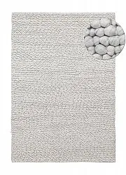 Ullteppe - Sala Irregular Wool Bubble (lys grå melert)