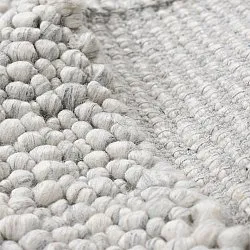 Ullteppe - Sala Irregular Wool Bubble (lys grå melert)