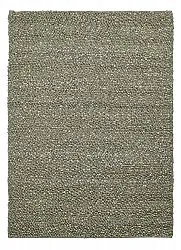Ullteppe - Sala Irregular Wool Bubble (mosegrønn/hvit melert)
