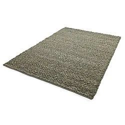 Ullteppe - Sala Irregular Wool Bubble (mosegrønn/hvit melert)
