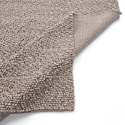 Ullteppe - Sala Irregular Wool Bubble (taupe/hvit melert)