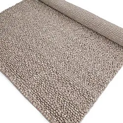 Ullteppe - Sala Irregular Wool Bubble (taupe/hvit melert)