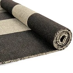 Ullteppe - Scacco (svart/beige)