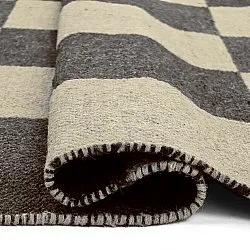 Ullteppe - Scacco (svart/beige)