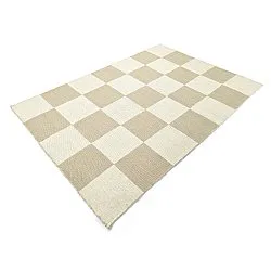 Ullteppe - Scacco (hvit/beige)