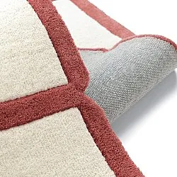 Ullteppe - Syl Hand Tufted Wool Premium (rød/hvit)