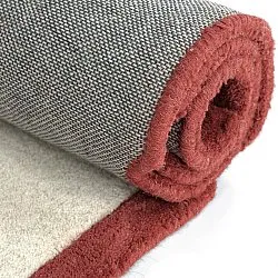 Ullteppe - Syl Hand Tufted Wool Premium (rød/hvit)