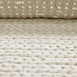Ullteppe - Talvia Braided Wool (off-white)