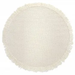 Runde tepper - Pike (cream)