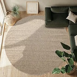 Rundt teppe - Indoor/Outdoor Arlo (beige)