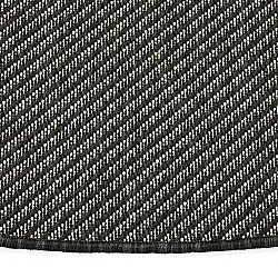 Rundt teppe - Indoor/Outdoor Bennett (svart)