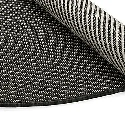 Rundt teppe - Indoor/Outdoor Bennett (svart)