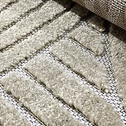 Rundt teppe - Indoor/Outdoor Devon (beige)