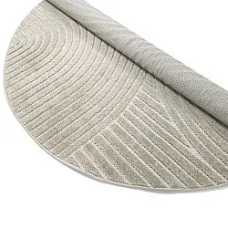 Rundt teppe - Indoor/Outdoor Devon (beige)