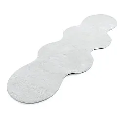 Bølgete Løper - Aranga Super Soft Fur (hvit)