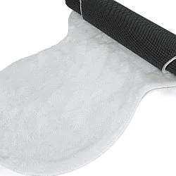 Bølgete Løper - Aranga Super Soft Fur (hvit)