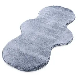 Bølgete Løper - Aranga Super Soft Fur (stålblå)