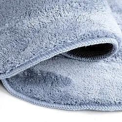 Bølgete Løper - Aranga Super Soft Fur (stålblå)