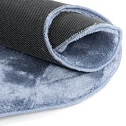 Bølgete Løper - Aranga Super Soft Fur (stålblå)