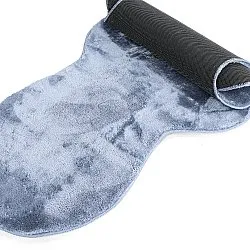 Bølgete Løper - Aranga Super Soft Fur (stålblå)