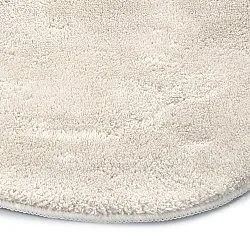 Rundt Bølgete Teppe - Aranga Super Soft Fur (beige)