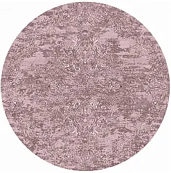 Rundt teppe - Valenza (rosa)