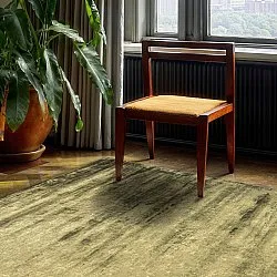 Viskoseteppe - Jodhpur Special Luxury Edition (olivengrønn)