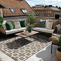 Innendørs/Utendørs tepper - Brussels Silver (grå)