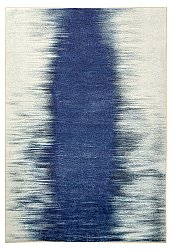 Wilton-teppe - Cara (hvit/mørkeblå)